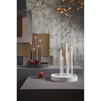 Biela svetelná dekorácia ø 32 cm Deco – Star Trading - Image 3