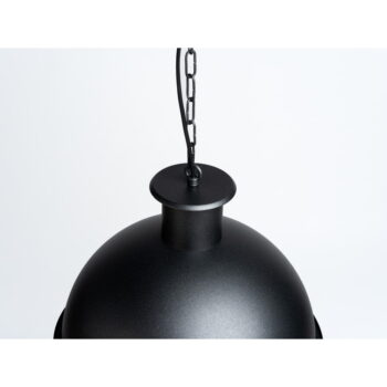 Čierne závesné svietidlo s kovovým tienidlom ø 38 cm Freja – CustomForm - Image 10