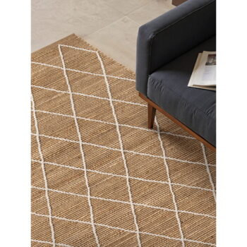 Ručne tkaný jutový koberec v prírodnej farbe 80x150 cm Kunu – Hanse Home - Image 7