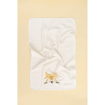 Krémovobiely bavlnený detský uterák 50x75 cm Foxy - Foutastic – Obrázok 2