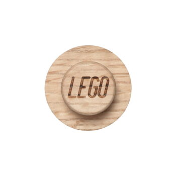 Súprava 3 nástenných háčikov z dubového dreva LEGO® Wood - Image 6