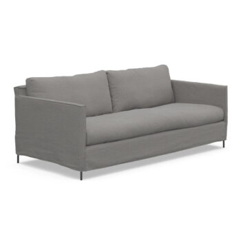 Sivá pohovka 198 cm Petito – Furninova – Obrázok 2