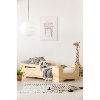 Detská posteľ z borovicového dreva 70x160 cm Box 2 - Adeko - Image 2