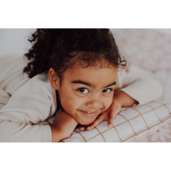 Béžová súprava do postieľky Camel Check – Malomi Kids - Image 11