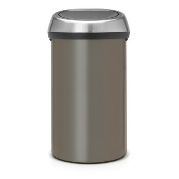 Sivý dotykový oceľový odpadkový kôš 60 l Touch Bin – Brabantia – Obrázok 3