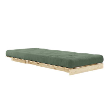Rozkladacie kreslo so zeleným poťahom Karup Design Roots Raw/Olive Green - Image 7