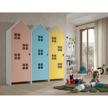 Detská šatníková skriňa 173x171,5 cm CASAMI BRUGES – Vipack – Obrázok 2