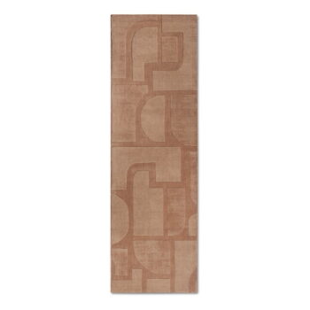 Hnedý ručne tkaný vlnený behúň 80x250 cm Alexis – Villeroy&Boch - Image 8