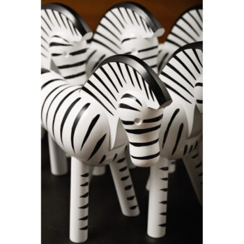 Soška z masívneho bukového dreva Kay Bojesen Denmark Zebra - Image 4
