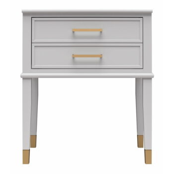 Svetlosivý nočný stolík Westerleigh – CosmoLiving by Cosmopolitan – Obrázok 6