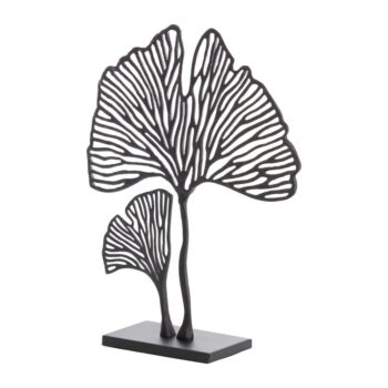 Kovová soška (výška 48 cm) Leaf – Light & Living - Image 3
