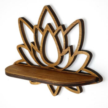 Polica v prírodnej farbe 33 cm Lotus – Kalune Design - Image 2