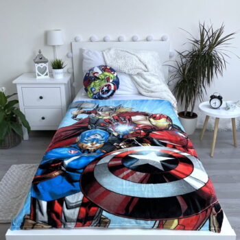 Detská deka z mikroplyšu 100x150 cm Avengers Heroes - Jerry Fabrics - Image 3