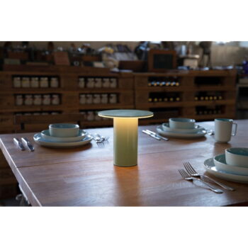 Zelená LED stmievateľná stolová lampa (výška 18 cm) Fungo – Remember - Image 4