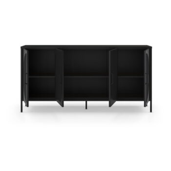 Čierna komoda 160x90 cm Tayra – Marckeric - Image 2