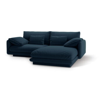 Tmavomodrá rohová pohovka (pravý roh) Torino – Micadoni Home - Image 2