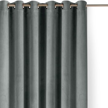 Sivý zamatový dimout záves 200x300 cm Velto – Filumi
