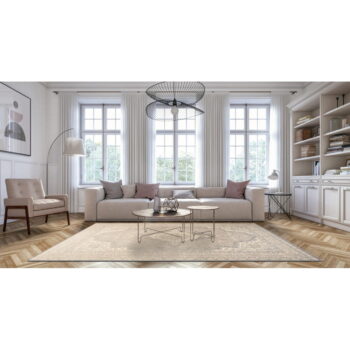 Béžový vlnený koberec 200x300 cm William – Agnella – Obrázok 2