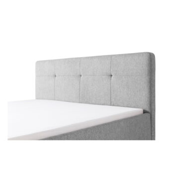 Svetlosivá čalúnená dvojlôžková posteľ 180x200 cm Smart – Meise Möbel - Image 11