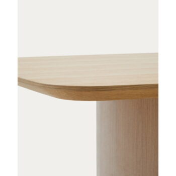 Jedálenský stôl v dekore duba v prírodnej farbe 100x240 cm Litto – Kave Home – Obrázok 2