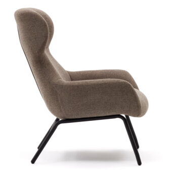 Hnedé kreslo Belina – Kave Home - Image 3