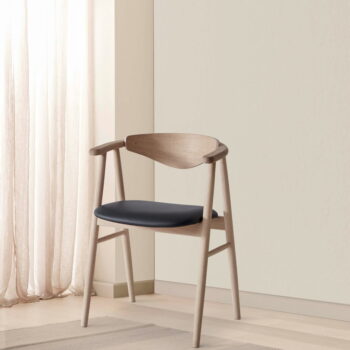 Kožená jedálenská stolička Traditional – Hammel Furniture - Image 2