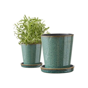 Kameninový obal na kvetináč ø 10 cm – Bitz - Image 4