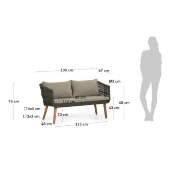 Súprava záhradného nábytku z akáciového dreva Kave Home Inti - Image 8