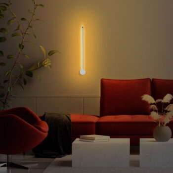 Biele LED nástenné svietidlo ø 7 cm Sword – Opviq lights - Image 5