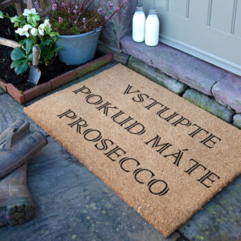 Rohožka z kokosového vlákna 40x60 cm Prosecco – Artsy Doormats - Image 6