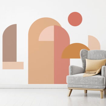 Samolepka na stenu 120x250 cm Abstract Sunset – Ambiance - Image 11