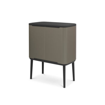 Sivý dotykový oceľový odpadkový kôš na triedený odpad 34 l Bo Touch Bin – Brabantia – Obrázok 7