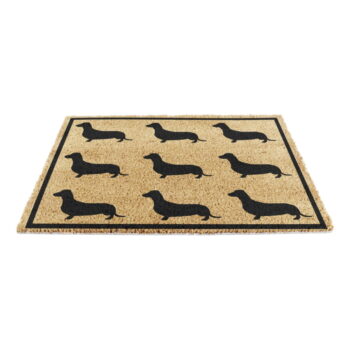 Rohožka z kokosového vlákna 40x60 cm Dachshund – Artsy Doormats - Image 6
