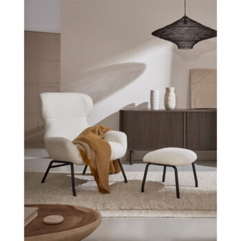 Hnedé kreslo Belina – Kave Home - Image 6