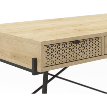 Pracovný stôl v dekore duba 60x110 cm Ecrin – Marckeric - Image 2