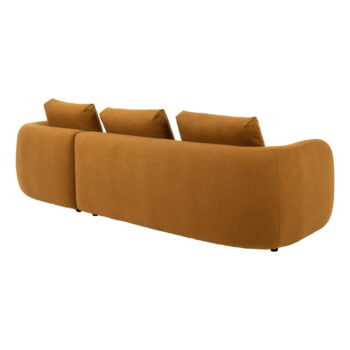 Rohová pohovka z textílie buklé v horčicovej farbe (ľavý roh) Imola – Bonami Selection – Obrázok 9