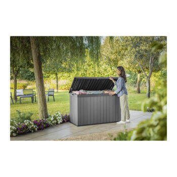 Sivý záhradný úložný box Darwin – Keter - Image 2