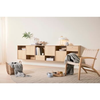 Nízka komoda v dekore duba 267x61 cm Mistral - Hammel Furniture - Image 7