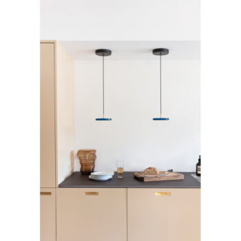 LED závesné svietidlo v petrolejovej farbe s kovovým tienidlom ø 15 cm Asteria Micro – UMAGE - Image 2