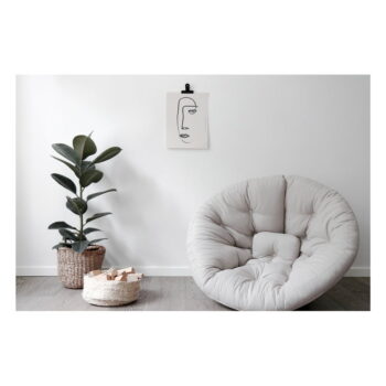 Rozkladacie kreslo s ľanovým poťahom Karup Design Nido Linen - Image 5