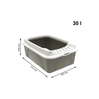 Mačacia toaleta 57.2x39.3 cm Eco Bonnie - Rotho - Image 2