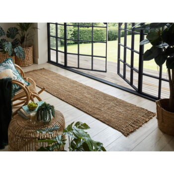 Hnedý jutový behúň Flair Rugs Jute, 60 x 230 cm – Obrázok 9