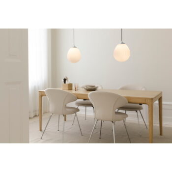 Tienidlo v bielo-striebornej farbe ø 27 cm Around the World Medium – UMAGE - Image 3