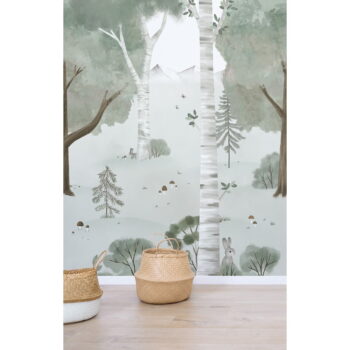 Detská tapeta 200 cm x 248 cm Birch Forest – Lilipinso - Image 2