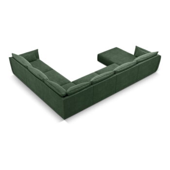 Tmavozelená rohová pohovka (pravý roh) Vanda - Mazzini Sofas - Image 3