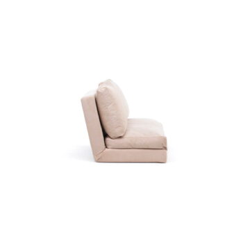 Krémová rozkladacia pohovka 120 cm Taida – Balcab Home - Image 2