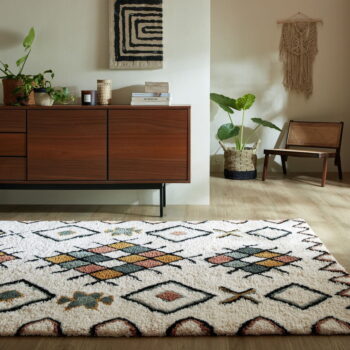 Krémový ručne tkaný vlnený koberec 160x230 cm Moroccan Midar – Flair Rugs - Image 2