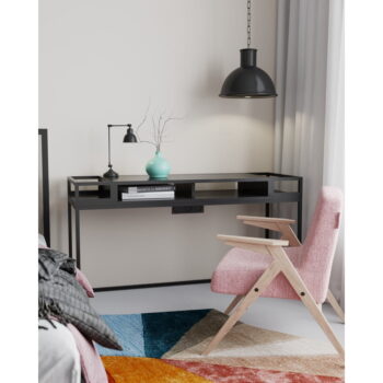 Čierne závesné svietidlo s kovovým tienidlom ø 38 cm Freja – CustomForm - Image 6