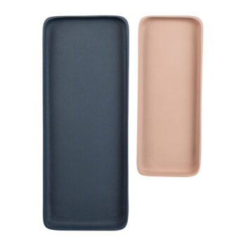 Kovové dekoračné tácky v súprave 2 ks 15,5x39,5 cm Rebel – Zuiver – Obrázok 2