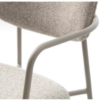 Krémovobiela jedálenská stolička Zama – Unique Furniture - Image 8